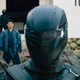 Snake Eyes suiting up.